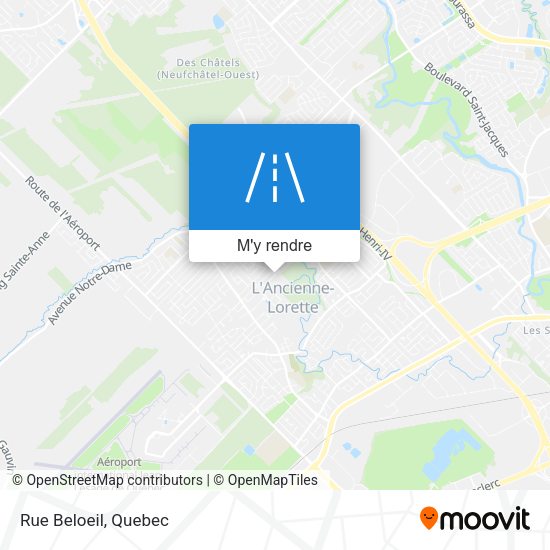 Rue Beloeil plan