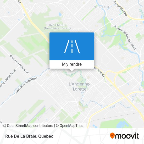 Rue De La Braie plan