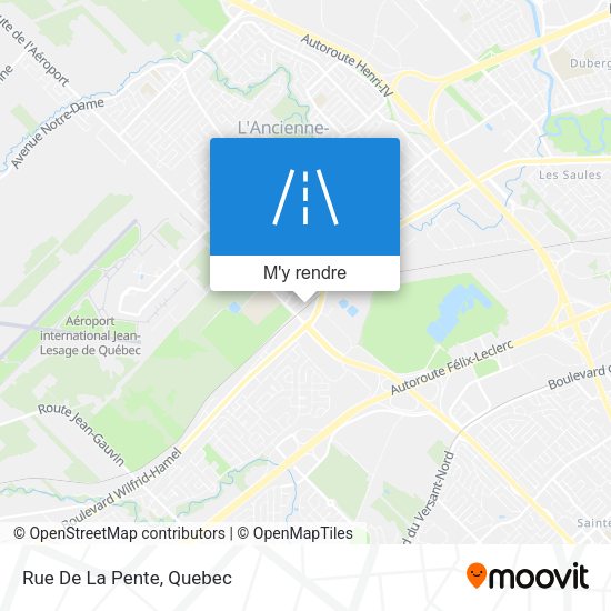 Rue De La Pente plan