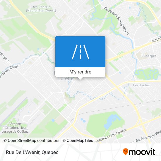 Rue De L'Avenir plan