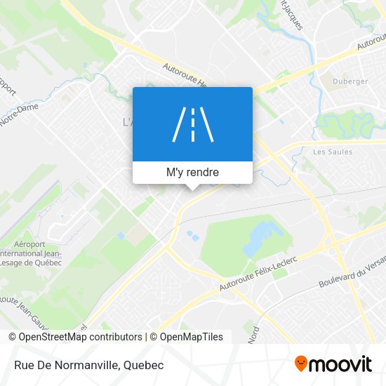 Rue De Normanville plan