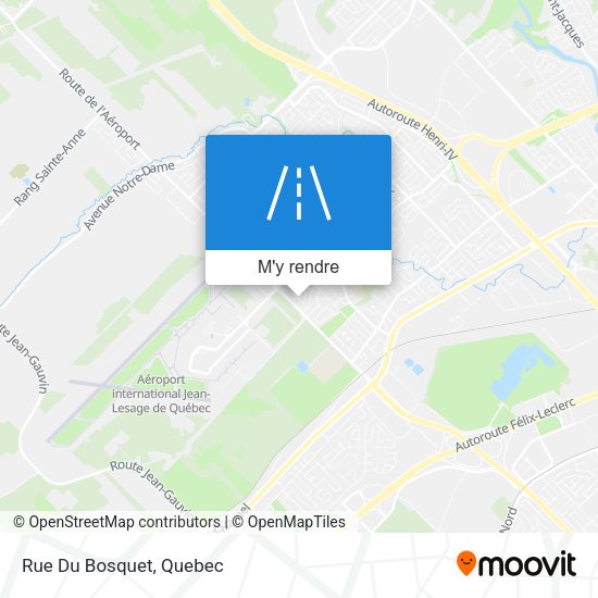 Rue Du Bosquet plan
