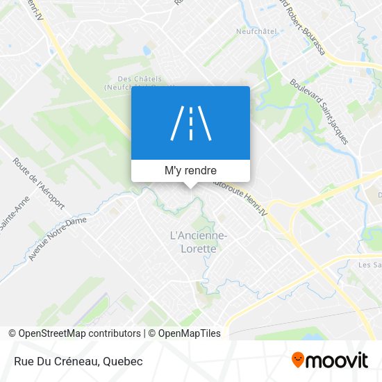 Rue Du Créneau plan