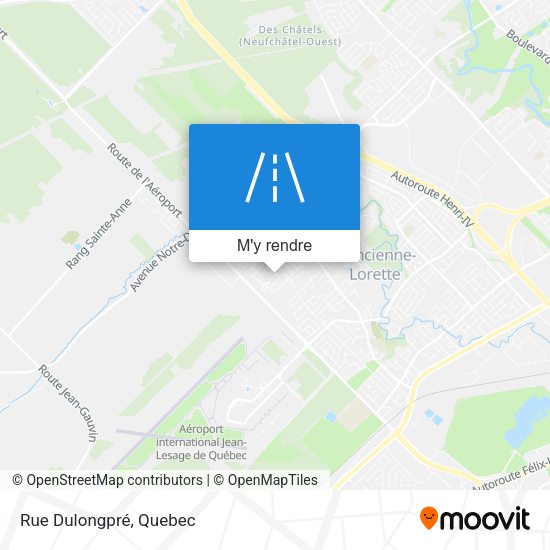 Rue Dulongpré plan