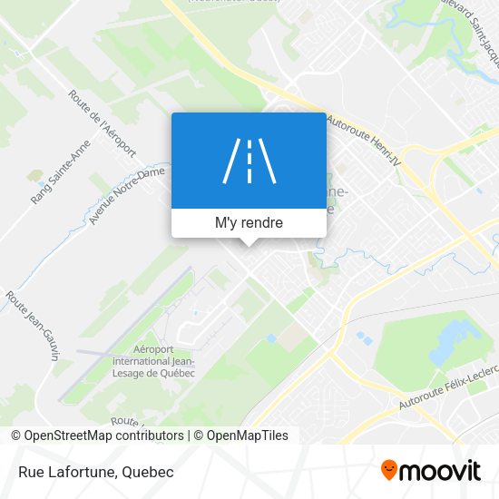 Rue Lafortune plan