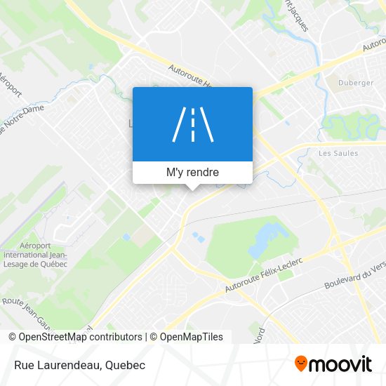 Rue Laurendeau plan