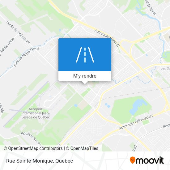 Rue Sainte-Monique plan