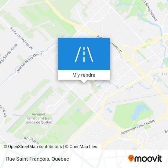 Rue Saint-François plan