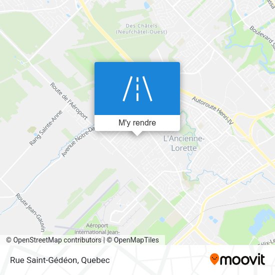 Rue Saint-Gédéon plan