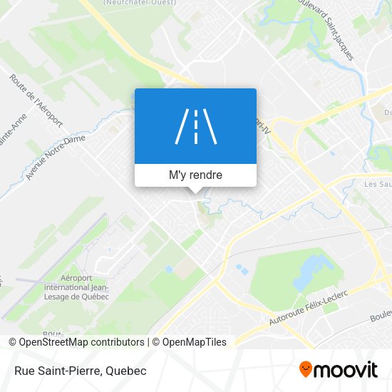 Rue Saint-Pierre plan