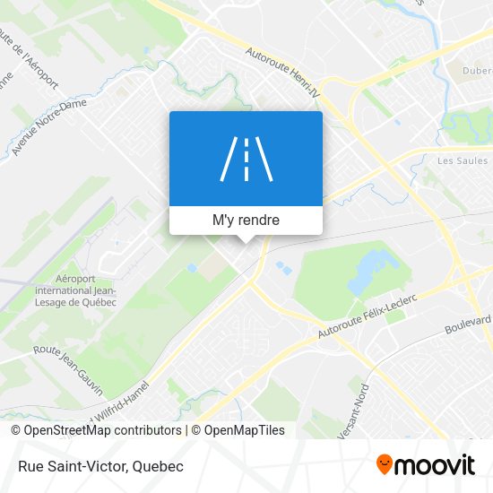 Rue Saint-Victor plan