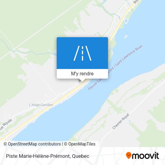 Piste Marie-Hélène-Prémont plan