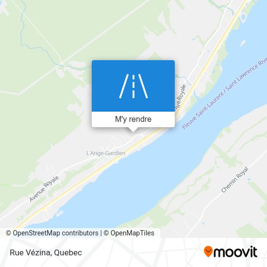 Rue Vézina plan