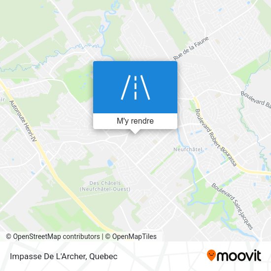 Impasse De L'Archer plan