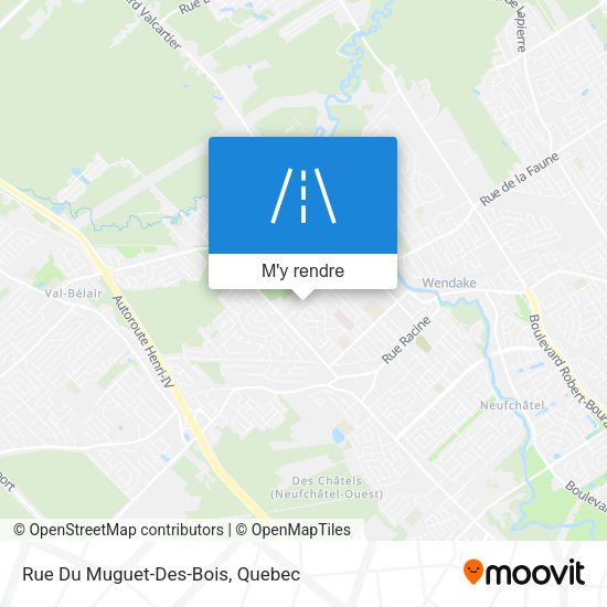 Rue Du Muguet-Des-Bois plan