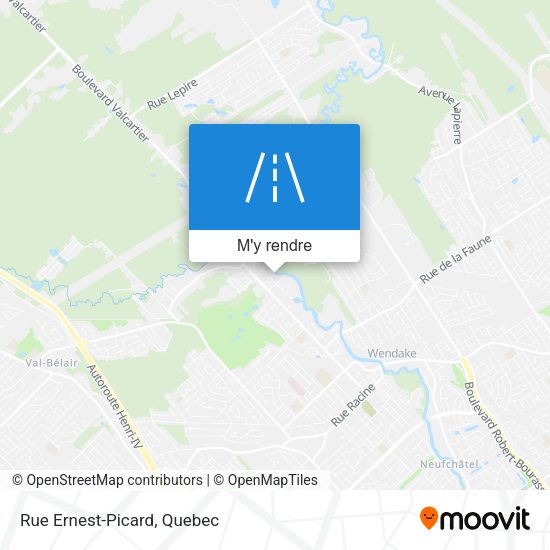 Rue Ernest-Picard plan