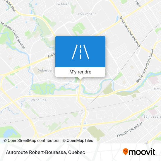 Autoroute Robert-Bourassa plan