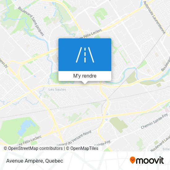 Avenue Ampère plan