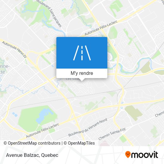 Avenue Balzac plan