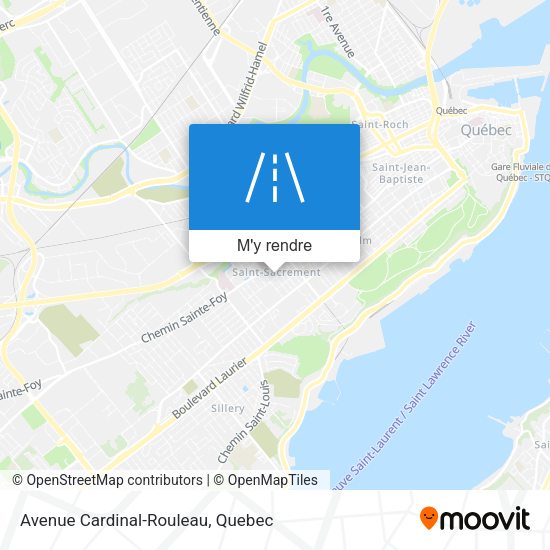 Avenue Cardinal-Rouleau plan