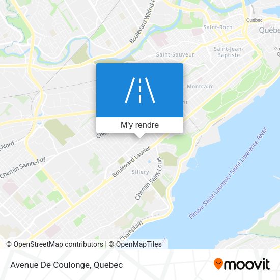 Avenue De Coulonge plan