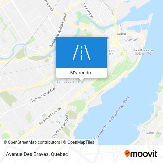 Avenue Des Braves plan