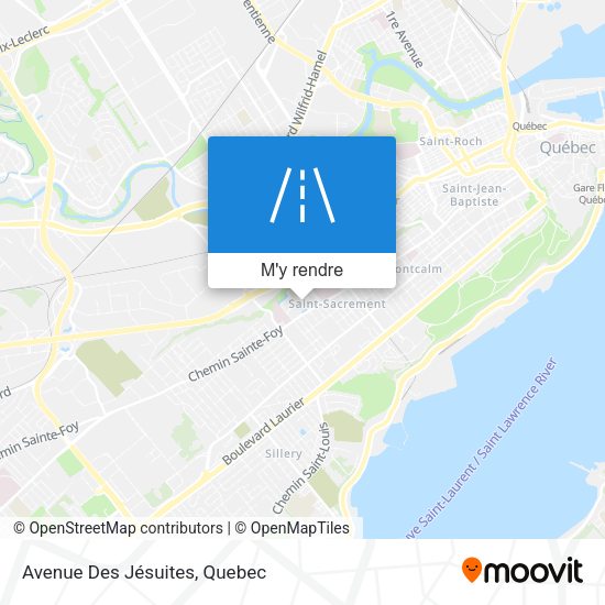 Avenue Des Jésuites plan