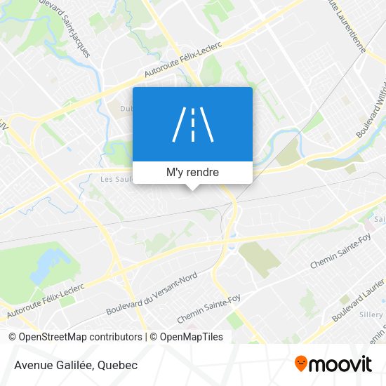 Avenue Galilée plan