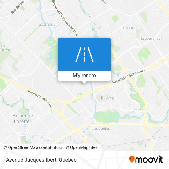 Avenue Jacques-Ibert plan