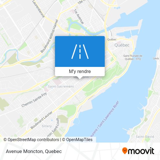 Avenue Moncton plan