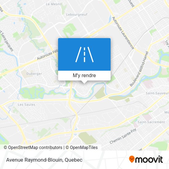 Avenue Raymond-Blouin plan