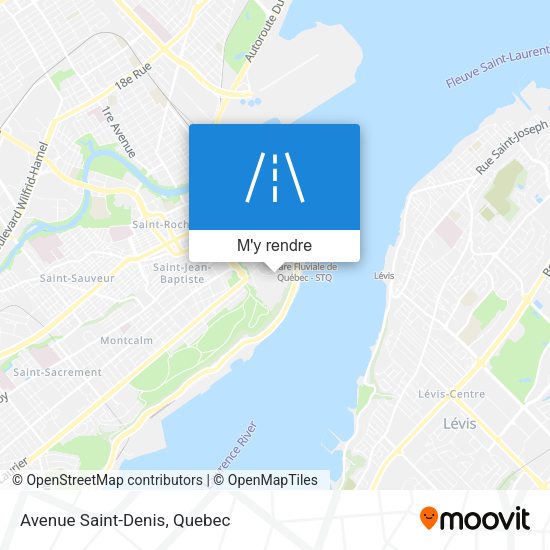 Avenue Saint-Denis plan