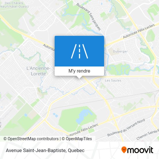 Avenue Saint-Jean-Baptiste plan