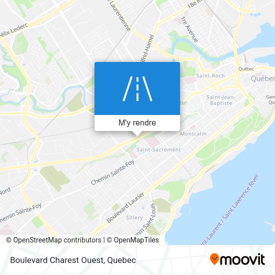 Boulevard Charest Ouest plan