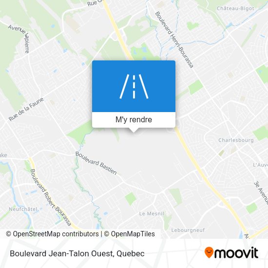 Boulevard Jean-Talon Ouest plan