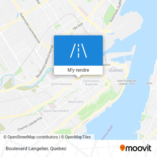 Boulevard Langelier plan