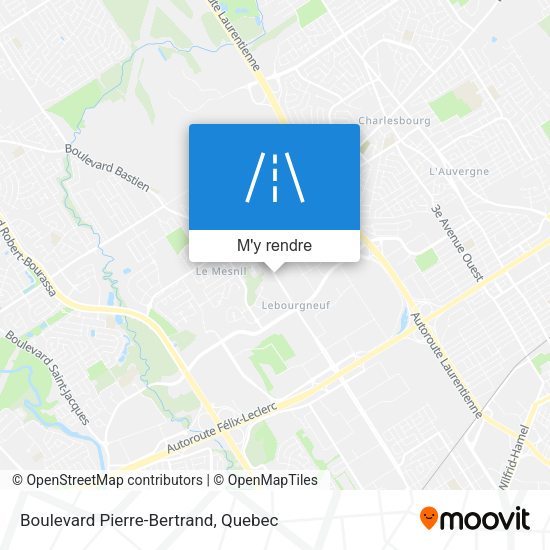 Boulevard Pierre-Bertrand plan