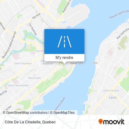 Côte De La Citadelle plan