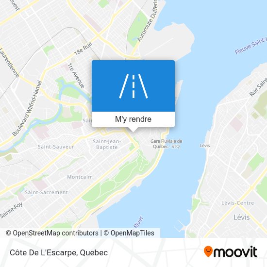 Côte De L'Escarpe plan