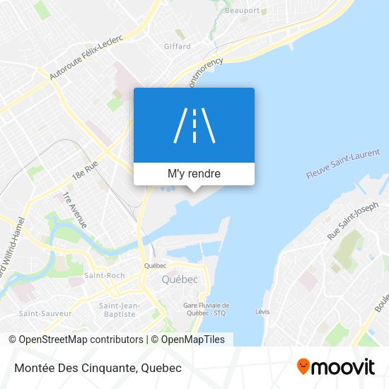 Montée Des Cinquante plan