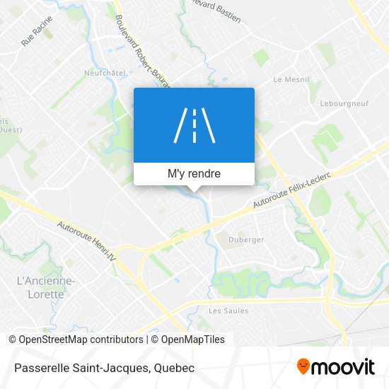 Passerelle Saint-Jacques plan