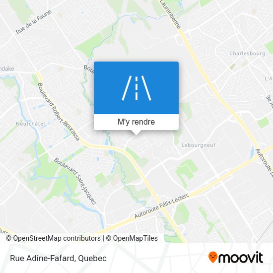 Rue Adine-Fafard plan