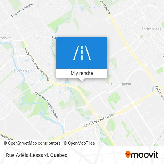 Rue Adéla-Lessard plan