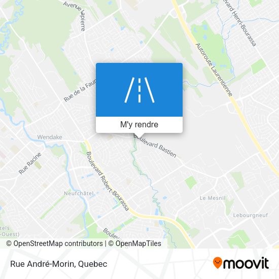 Rue André-Morin plan