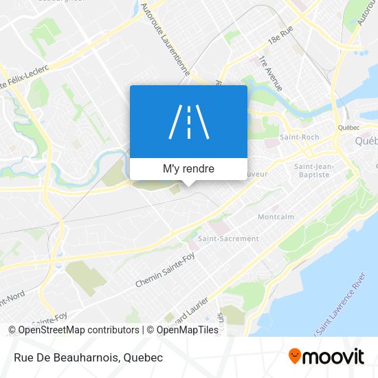 Rue De Beauharnois plan