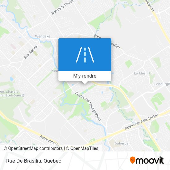 Rue De Brasilia plan