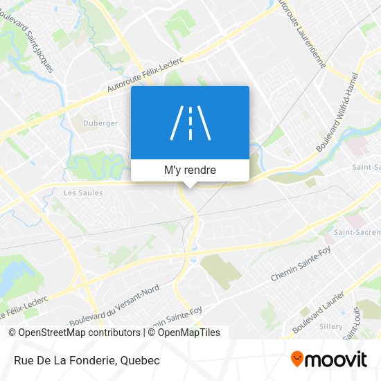 Rue De La Fonderie plan