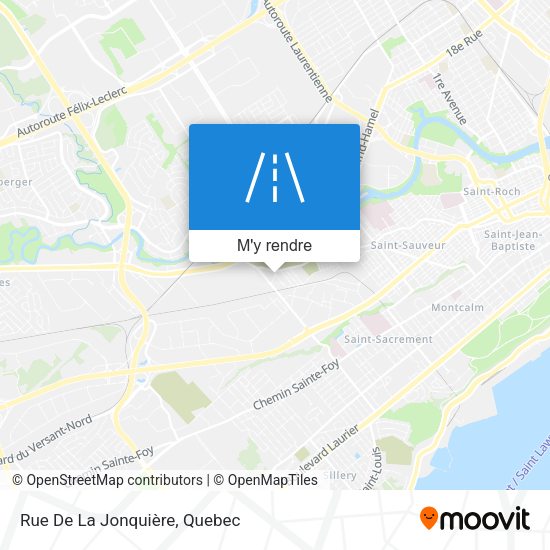 Rue De La Jonquière plan