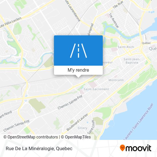Rue De La Minéralogie plan