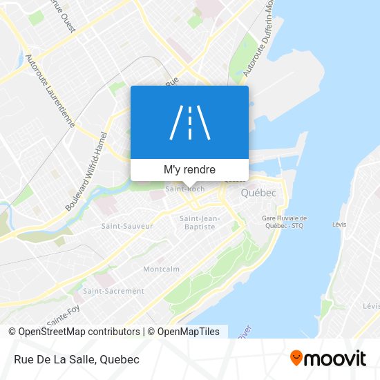 Rue De La Salle plan